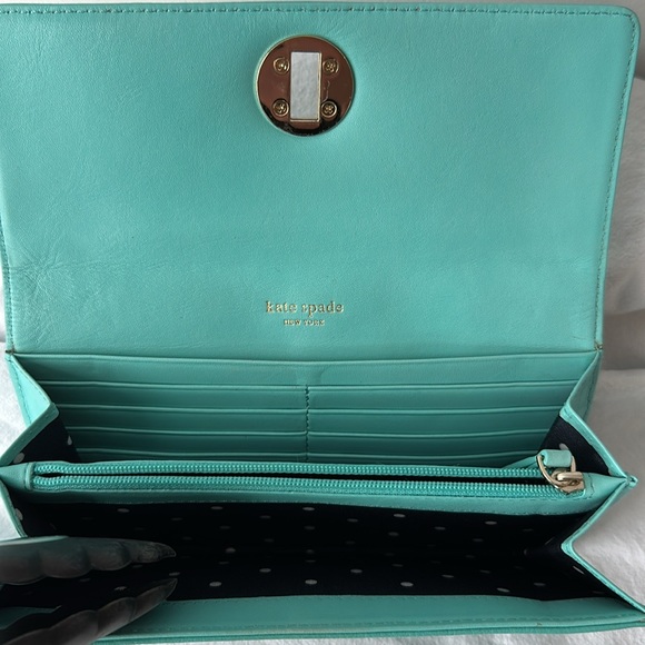 Vintage Leather Kate Spade Large Wallet - Picture 3 of 10